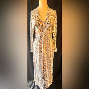 Missi London Snake Skin Pattern Robe Size 8